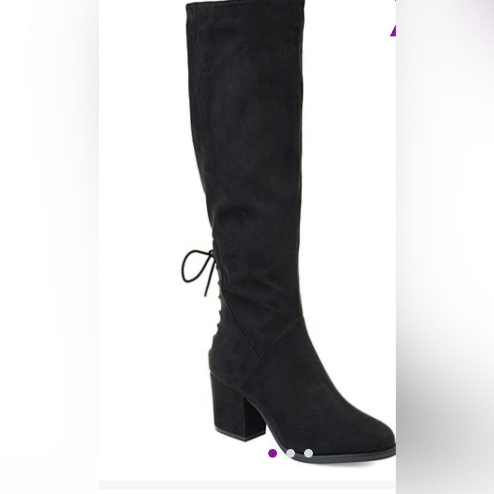 productBella Cora | Black Leeda Extra Wide-Calf Boot - Women